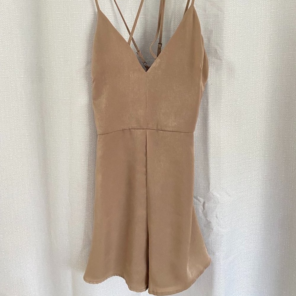 dusty rose romper